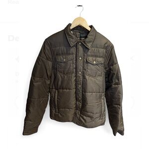 Men's Brown Quilted Jacket